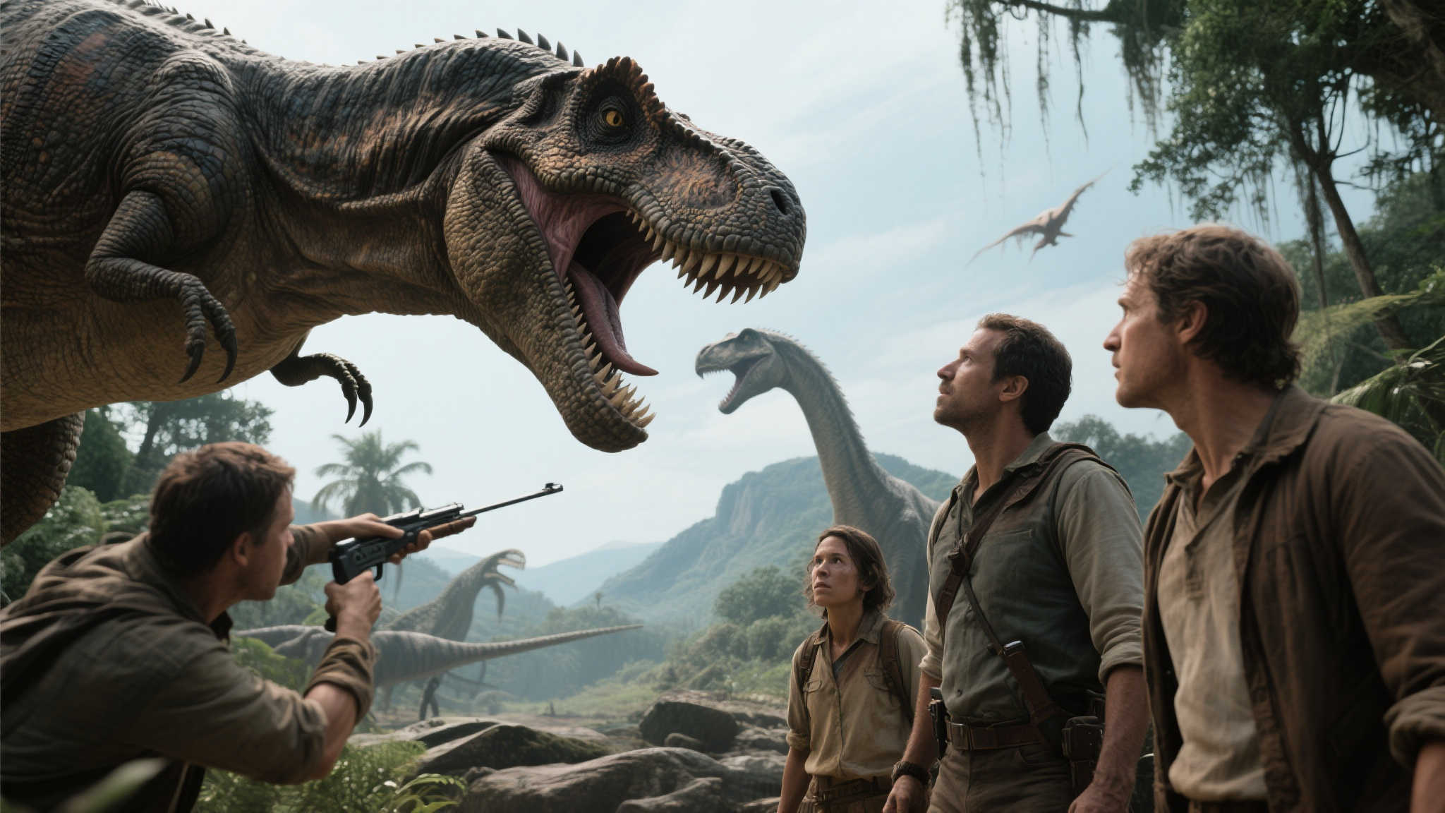《侏罗纪世界：重生》全新剧照曝光！7月2日北美震撼上映！